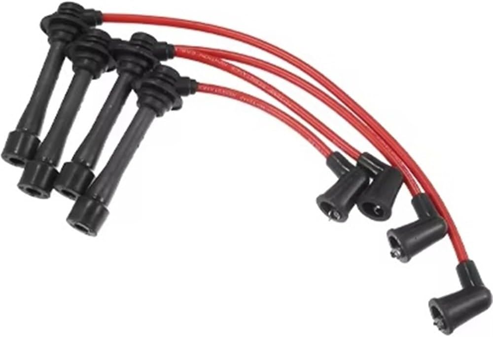 Ignition leads For Mazda For Miata L4 1.6L 1990 1991 1992 1993 B61P18140B Spark Plug Wire Ignition Coil Cable