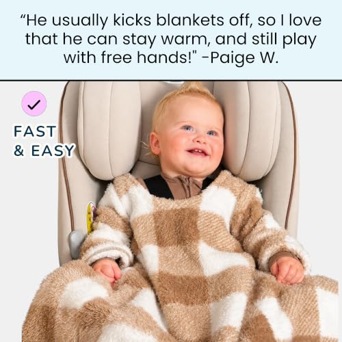 Image of Buckle Me Baby Cozy Car Seat Blanket -Wearable Car Seat Blankets for Babies