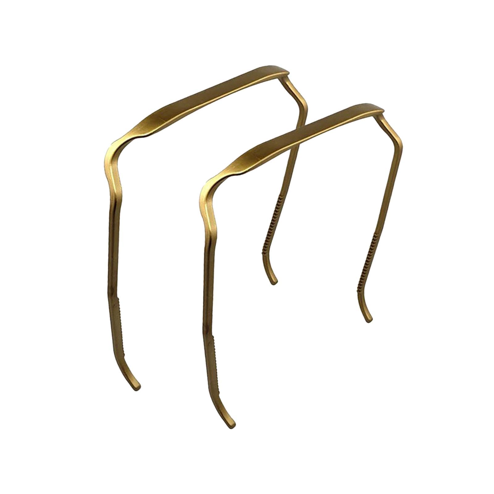 Curly Thick Hair Large Headband Unisex Durable 140x155mm Invisible Hair Hoop rose gold-image-33