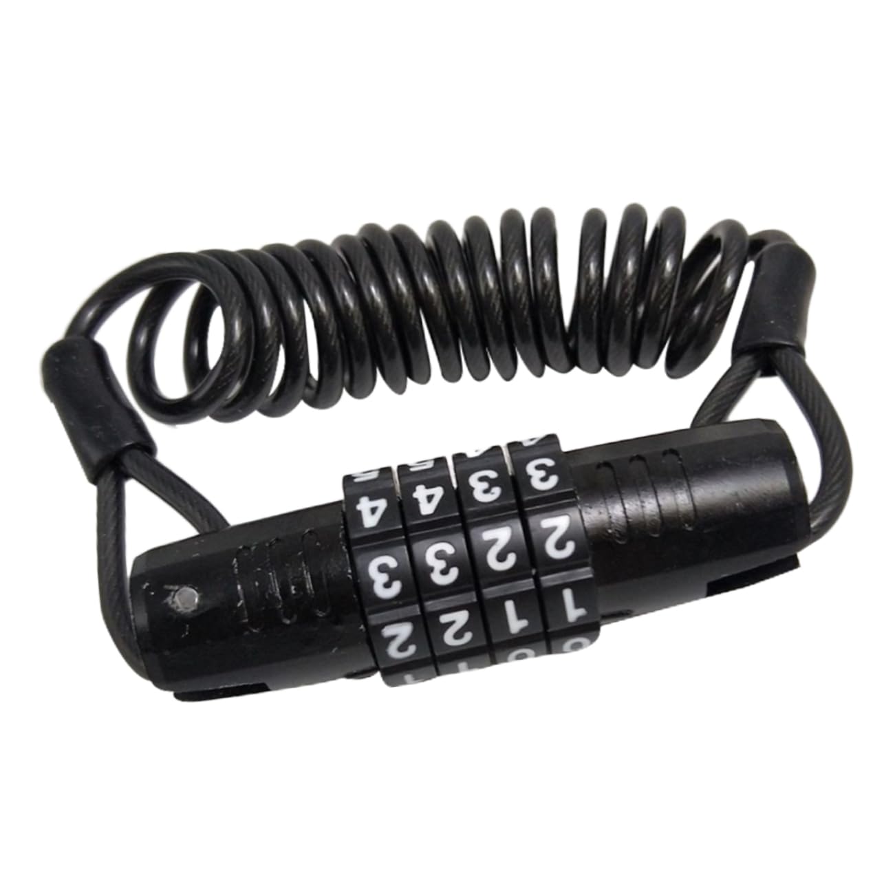 POPETPOP Bike Password Lock Durable Theft Wire Lock for Bicycles Scooters Motorcycles Portable Compact Design Easy to Use for Secure Storage