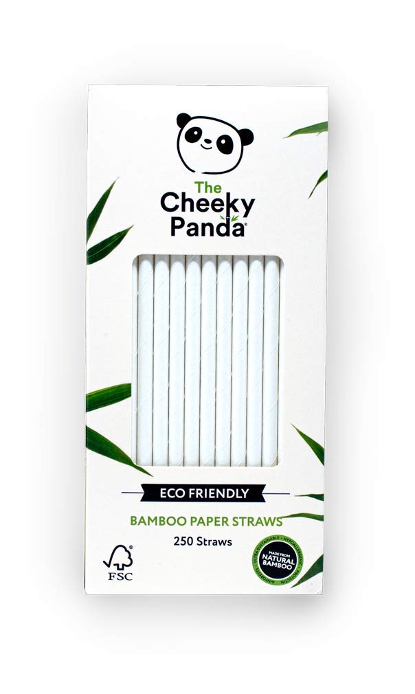 Sponsored Ad – Bamboo Paper Straws | 250 White Coloured Paper Drinking Straws