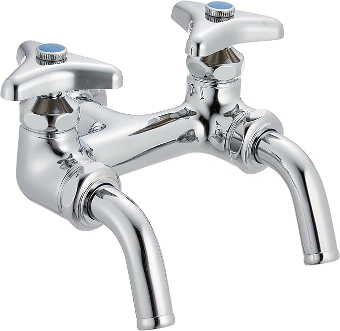 Amazon | 二口ホーム水栓 吐水パイプ回転 送り座付 散水 ガーデニング