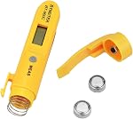 Mini Thermomètre infrarouge numérique BTMETER BT-960C Stylo de température avec Pocket Clip 527℉ Auto off pour la cuisine de cuisson de bonbons de viande BBQ Poêle à sucre (NOT pour la Temps Humaine)