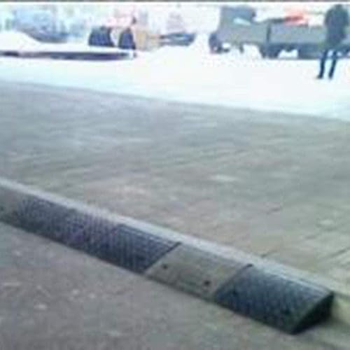 Miniatura 5 de Rampas de goma para bordillos de seguridad, rampas de seguridad para sillas de ruedas, almohadilla triangular antideslizante, rampas de umbral para