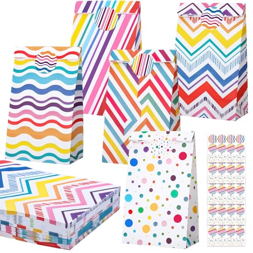 woric 50 Stück Geschenktüten Kindergeburtstag Klein, 22x12x7cm...