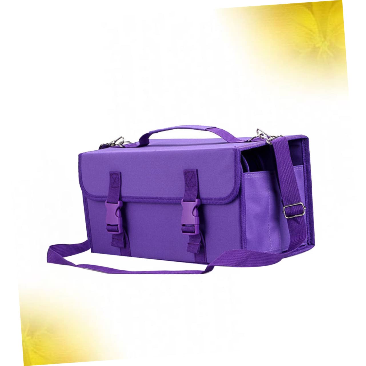 Uonlytech Borsa Portapenne Con Cerniera Custodia Portapenne Ad Alta Capacità Con Tracolla Scomparti Borsa Con Cerniera Custodia Per Pennarelli
