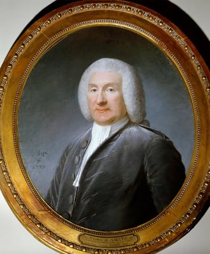 Tableau portrait d'Antoine de Sartine par Boze impression d'art sur toile 60x90cm