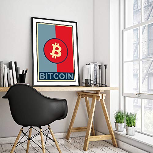 Bitcoin Art Print - Hope - Photo Poster Gift - Cryptocurrency Crypto Finance BTC // Size: A5 (148 x 210 mm) - Image 6