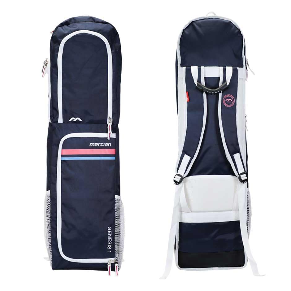 2021 Mercian Genesis 1 Multi-Stick Bag Black - Mercian Hockey Stick And Kit Bag - Hockey (Navy)