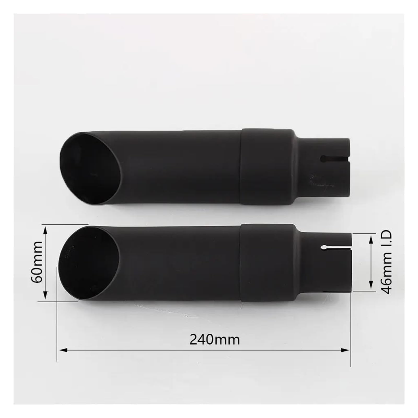 Terminale Scarico Moto PER Indian PER Scout PER Bobber PER Sixty 2015-2024 Silenziatore Di Scarico Corto Per Moto Slip-On Con DB Killer Scarico Moto Slip On(A)