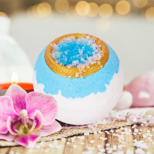 Bombas de banho de sal - Bomba efervescente de banho orgânico natural com óleo essencial puro,Bombas