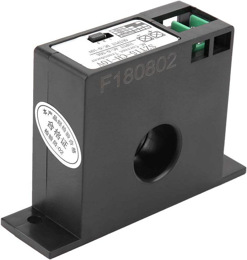 NDNCZDHCSZT15-CH-10V AC Current Transmitter, AC 0-50a to DC 0-10V High Accuracy Current Transducer Transmitter Self-Supply Power Inductor