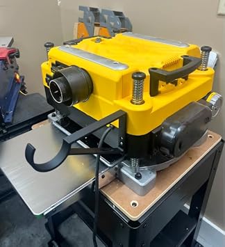 Dust Hose Bracket for DeWalt 735 Planer | Compatible with 2.5 & 4 Inch Hoses | Side Mount Attachment | Keeps Workspace Clear | Easy Installation 2.5 inch Hose