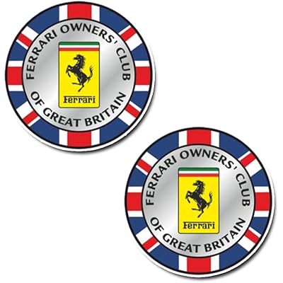 Ferrari Owners Club �ե��顼�ꡦ�����ʡ�������� ���ƥå��� �ǥ����� �¹�͢�� (ľ�� 8cm)