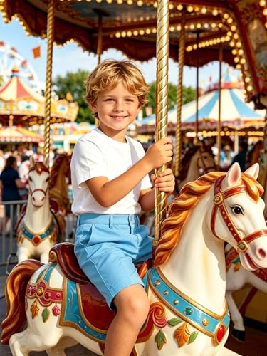 Image of Boy Shorts Kids Stretch School Uniform Clothes Flat Front Dress Casual Shorts with Pockets for Summer