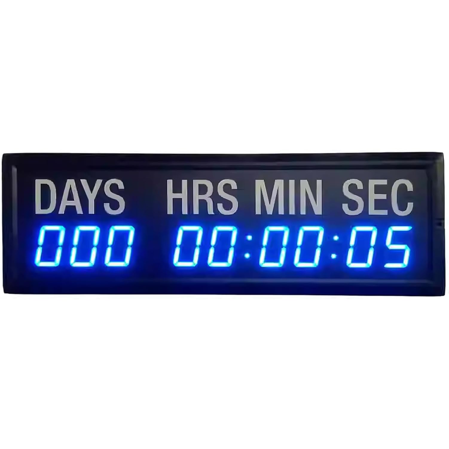 999 Days Countdown Timer, Digital Gym Timer, 1.8" Debate Competition Reminder, Remote Control Operation, Time/day Countdown and Countdown, 6-level Brightness Adjustment, for Enterprises and Hotels