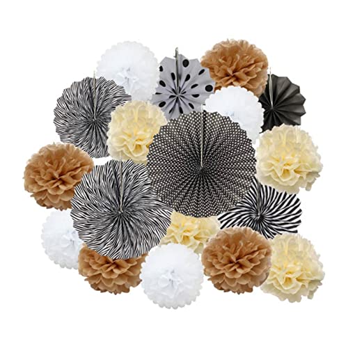 Snger Decoración Rosa Papel para Colgar Manualidades Niños Fiesta de cumpleaños Favor Papel Pompón Adornos de Boda Cover