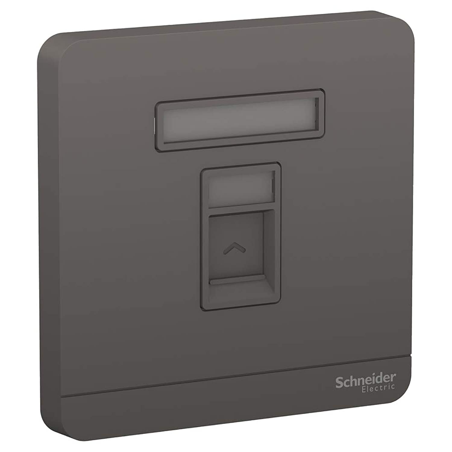 E8331RJS_DG Avatar On 1 Gang Keystone Wall Plate Jack RJ-45 (Dark Grey)