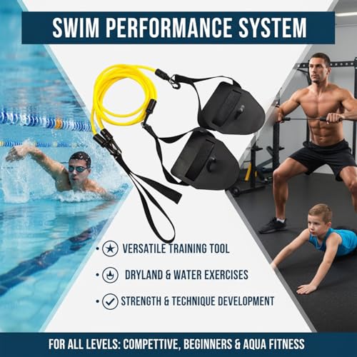 Equipo de entrenamiento para natación con bandas y paletas miniatura 6