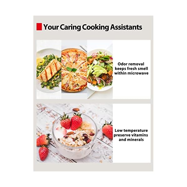 TOSHIBA Air Fryer Combo 8in1 Countertop Microwave Oven, Convection