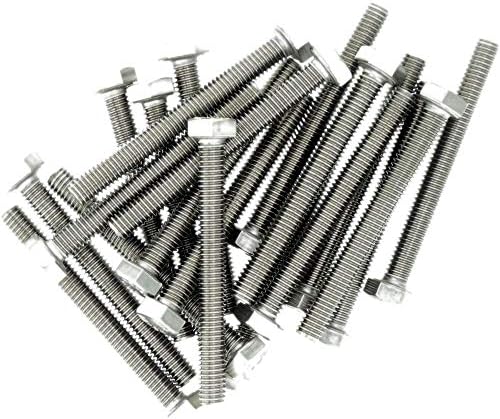 M8 (8mm x 20mm) Hex Bolt (Fully Threaded Setscrew) - Stainless Steel (A2) (Pack of 20)