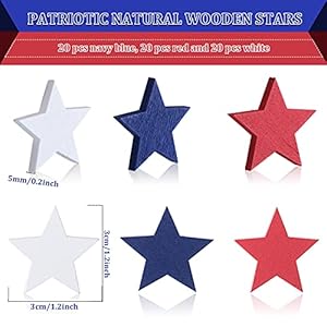 60pieces4thofjulywoodenstarspatrioticstarornamentsforcraftswoodenpatrioticstarshapecutoutsforindependencedaylabordaymemorialdaydecornavyblueredwhite12inch Urban Country Home Decor 60 pieces 4th of july wooden stars patriotic star ornaments for crafts wooden patriotic star shape cutouts for independence day labor day memorial day decor navy blue red white 12 inch urban country home decor