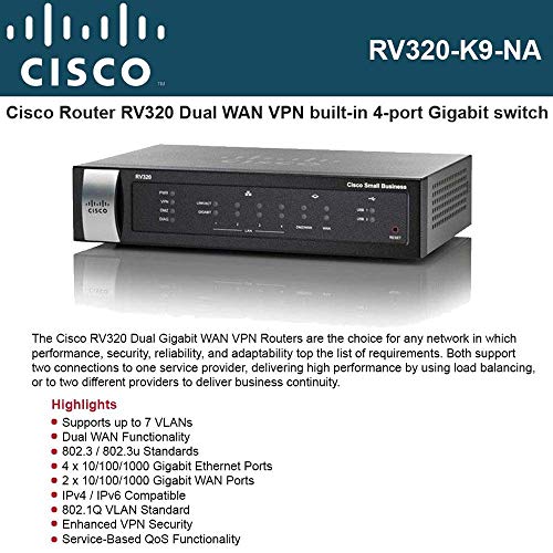 Cisco Small Business Rv320 - Router - Desktop