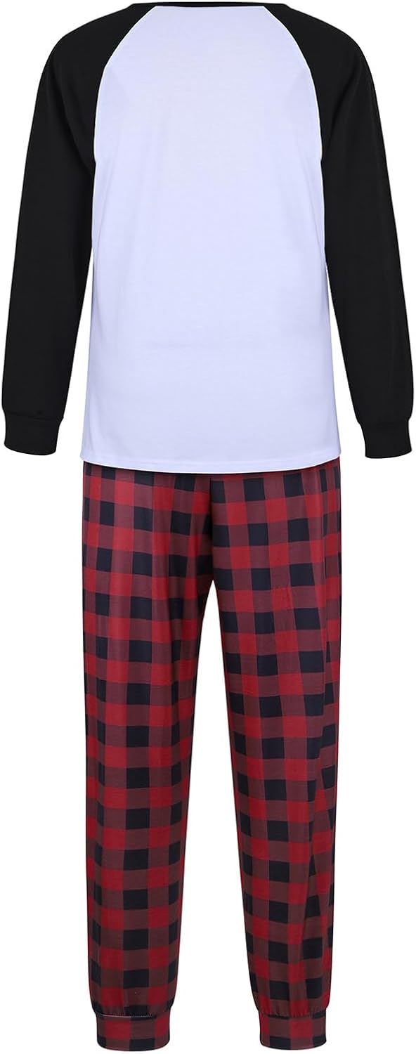 Zhitunemi Matching Family Pajamas Set: Cozy Winter Holiday Pjs for Family Photos & Holiday Gatherings Adults - Image 7