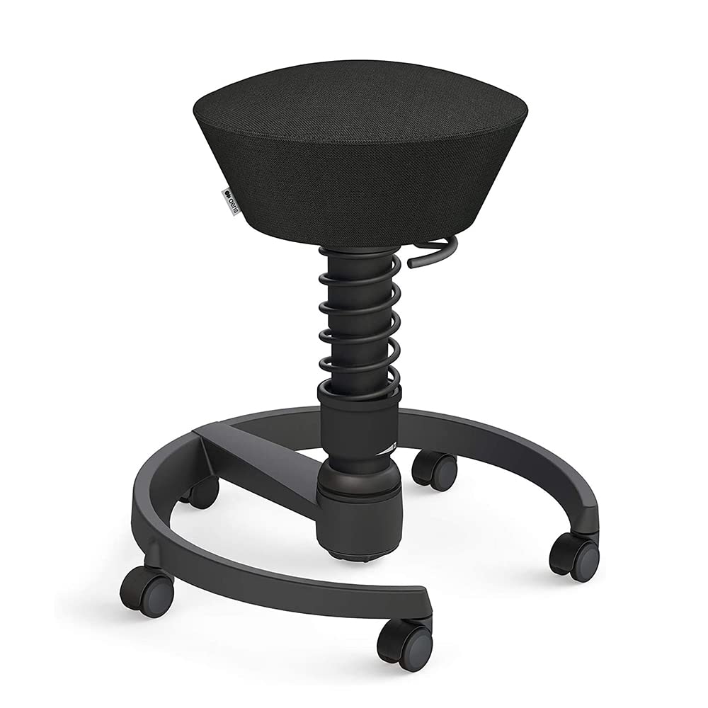 aeris Swopper – Ergonomischer Hocker – Bürohocker höhenverstellbar – Vielseitiger Sitzhocker für einen gesunden Rücken – Bürostuhl ohne Rollen, Feder Standard