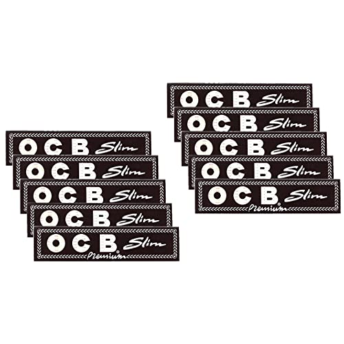 Lot de 10 paquets OCB PREMIUM KING SIZE SLIM