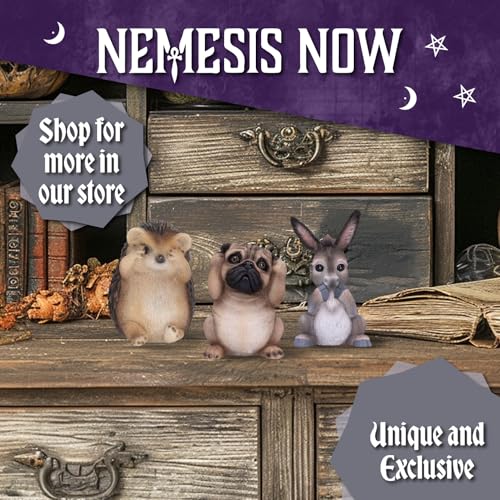 Nemesis Now DREI weise Mops, 8,5 cm, Harz, Rehkitz