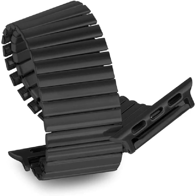 Stretchable stainless steel solo loop for Apple watch 42,44,45,49mm. (Black) ONLY STRAP, WATCH IS NOT INCLUDED