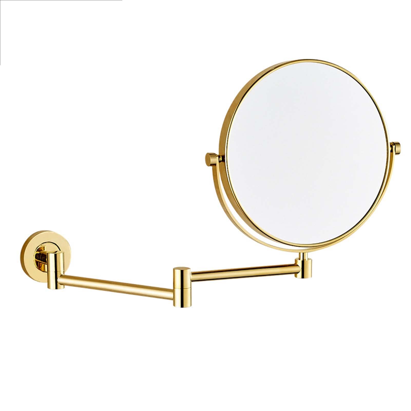 YSUEFIJO Espejo de Maquillaje Pared, Espejo de Aumento para Bano, Espejo de Mesa de Doble Cara, Espejo de Maquillaje Retro de Alta Definición, Espejo Cosmético para Hombre y Mujer