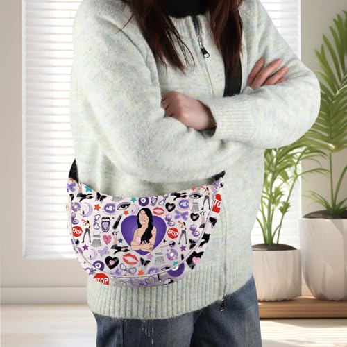 KEYCHIN Singer Inspired Crossbody Bag Music Fans Gifts Singer Lyric Shoulder Bag4