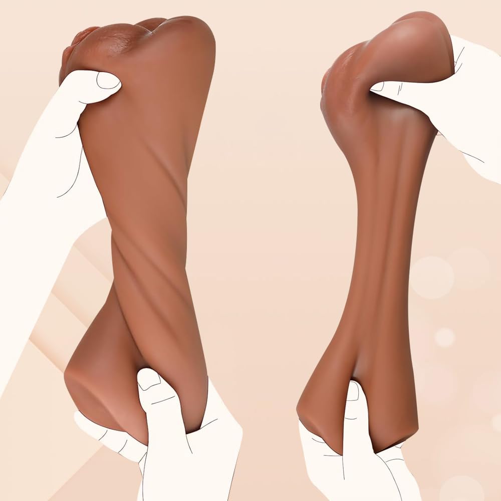 Masturbateur réaliste pour hommes 630 g - Vagin et anal 3D ultra-réalistes avec texture douce en silicone - Sex toy pour adultes Masturbateur de poche sensuel pour hommes
