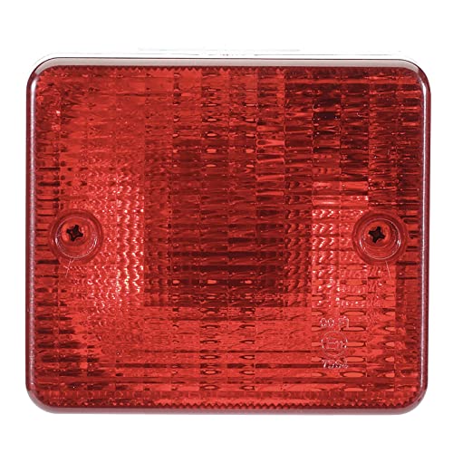 Draper Feu antibrouillard arrière 99670 12 V pour remorquage et récupération, Red