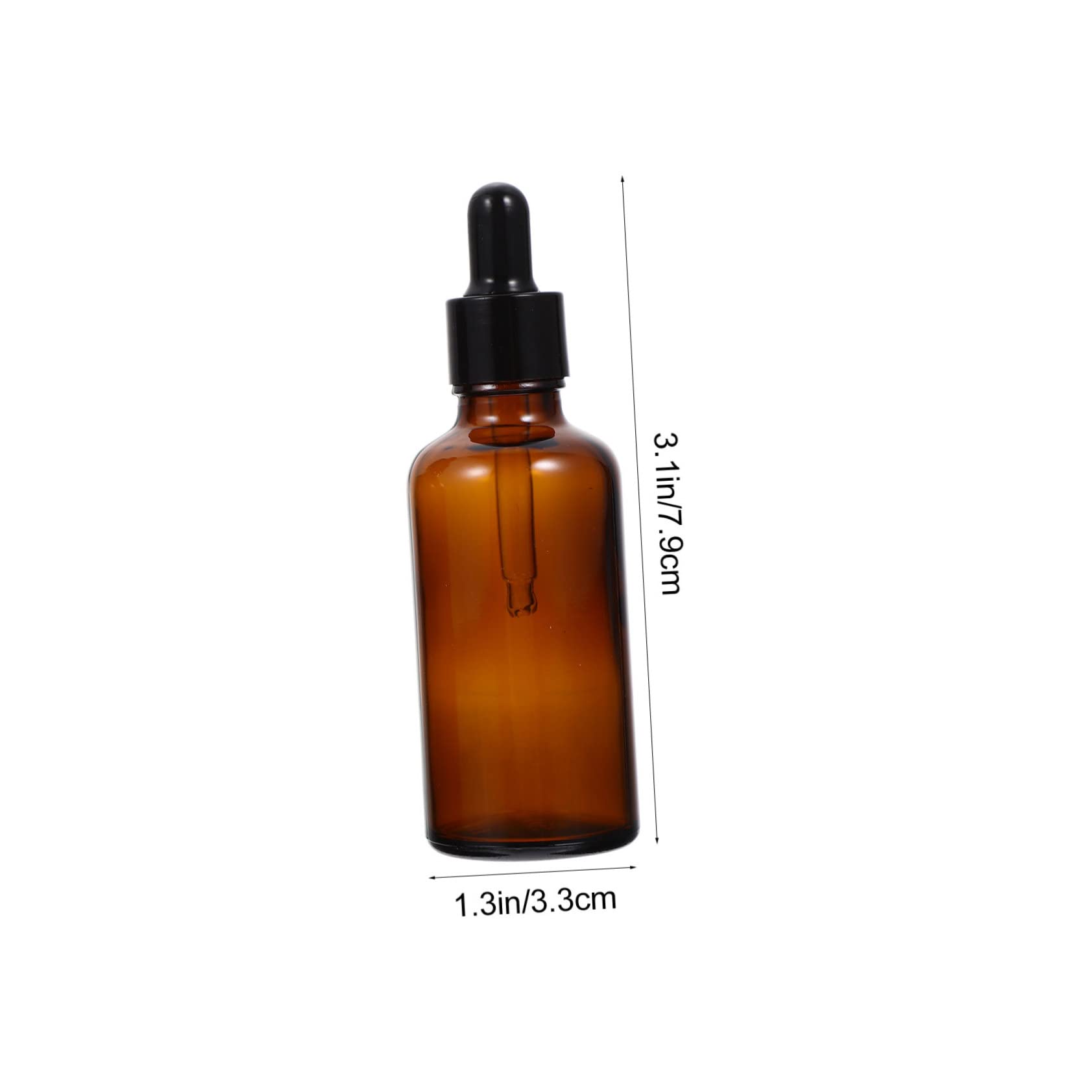 40 botellas de vidrio para aceites esenciales, botellas de líquido cosmético, frasco cuentagotas de vidrio, cuentagotas vacías, de de cutícula, de líquido de