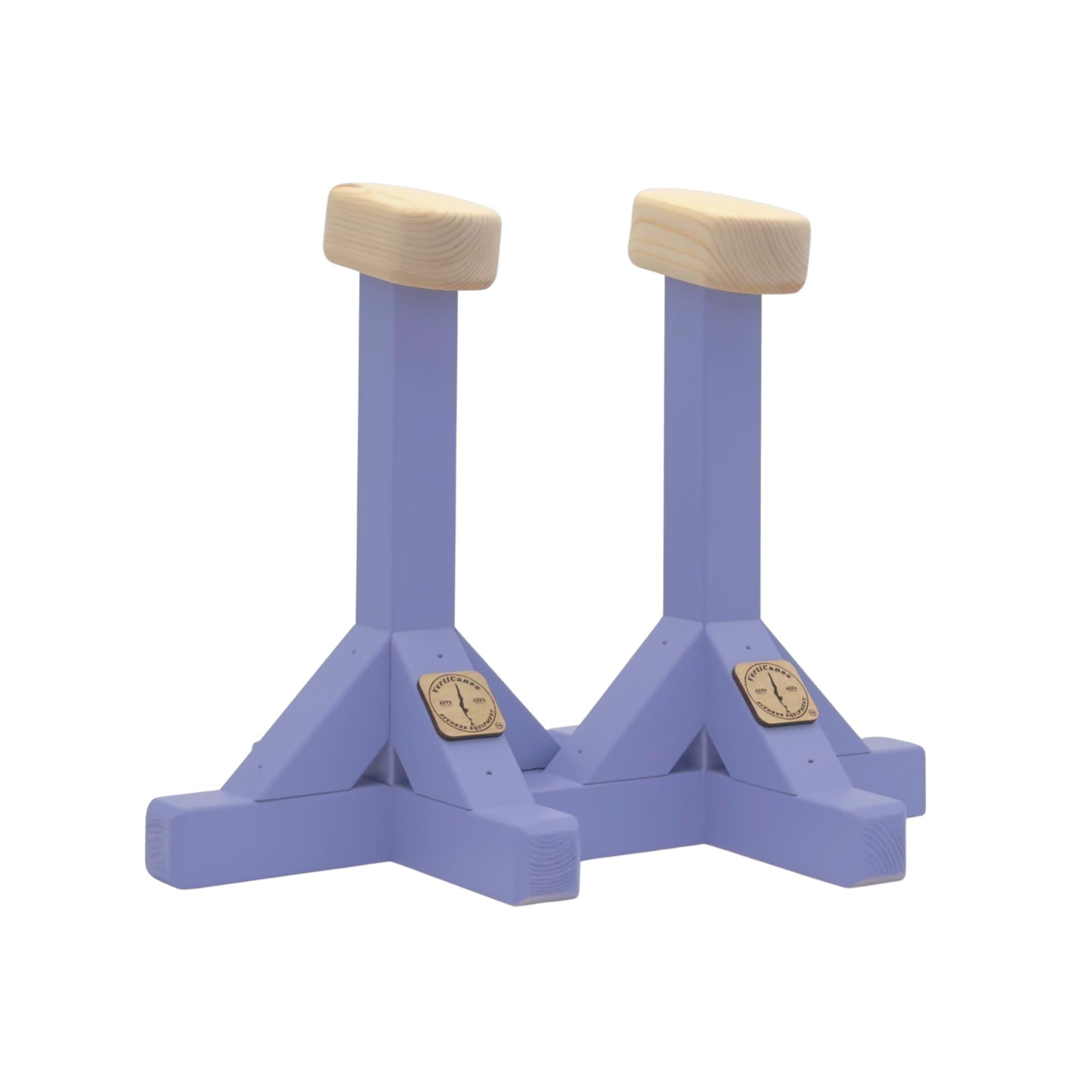VertiCanes Handmade Wooden Handstand Canes – Gymnastics, Calisthenics, Yoga & Acro Balance Blocks | Portable, Customisable, UK Made for Gymnasts & Performers (French Lilac)