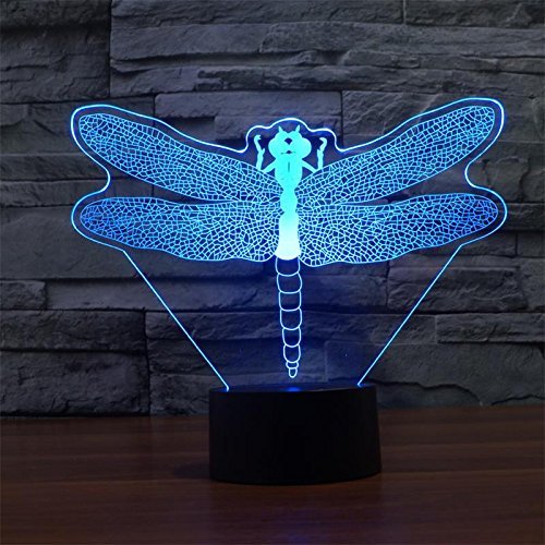 3D LED Illusionslampe Mit 7 Farbwechsel – Acryl, USB-betrieben, Touch-Steuerung, Für Schlafzimmer & Deko