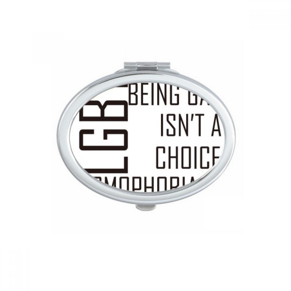 Miroir compact LGBT Mr & Mr un petit cadeau mignon et portatif multicolor