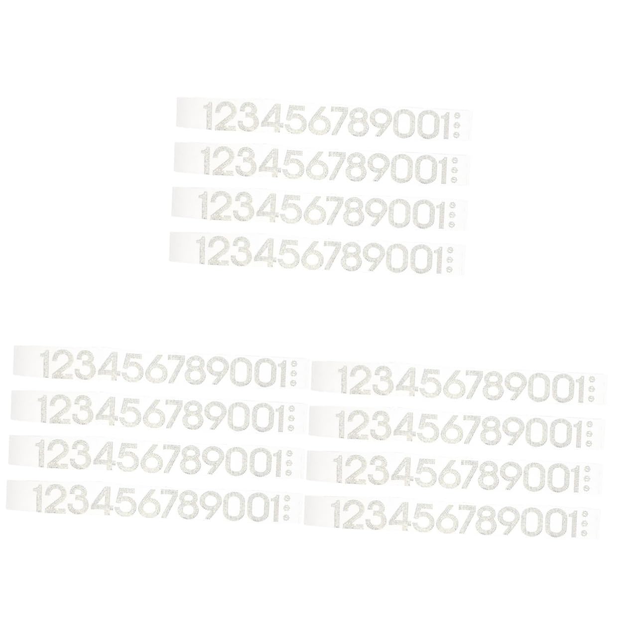 TEHAUX 120pezzi Toppe Strass Forma Per Decorazioni Su Abbigliamento e Accessori Patch Termoadesive Shirt Vestiti