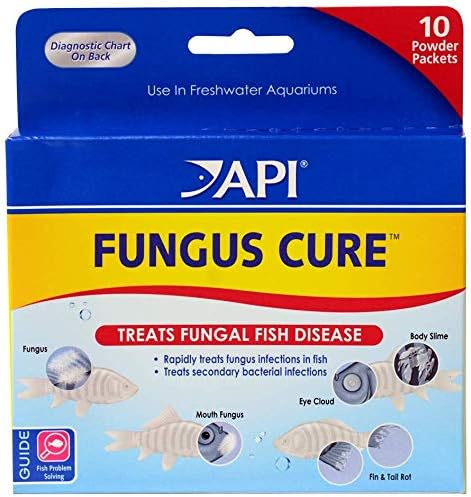 API UNGUS Cure Freshwater Fish Powder Medication 10-Count Box