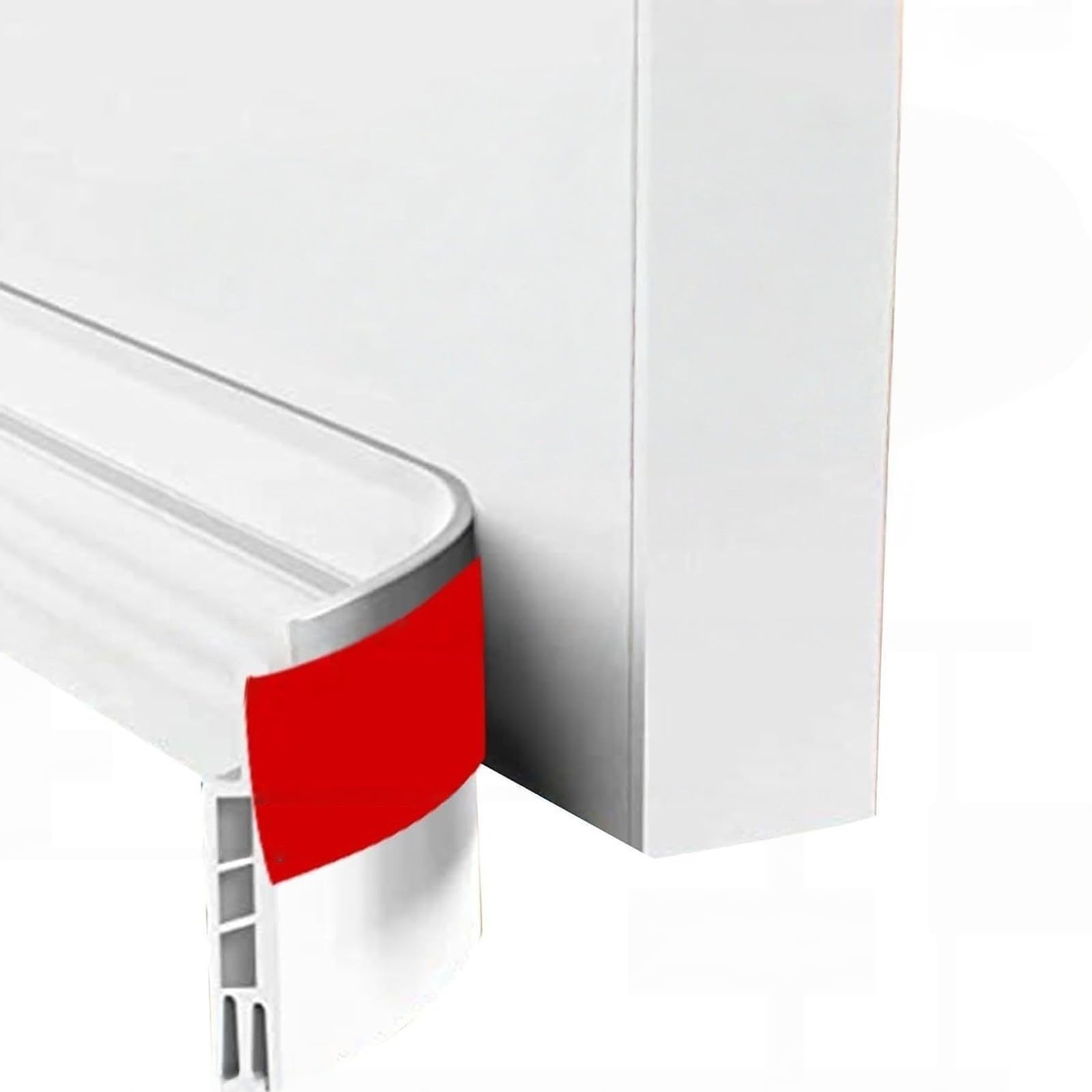 RWAJZAX Thickened Under-Door Draft Guard – Cold Air Leakage Stopper Noise Reduction Weather Stripping with Strong Adhesive Backing Noise Reduction Door Sweeps
