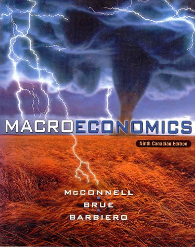 Macroeconomics, 9th Canadian edition 0070886695 Book Cover