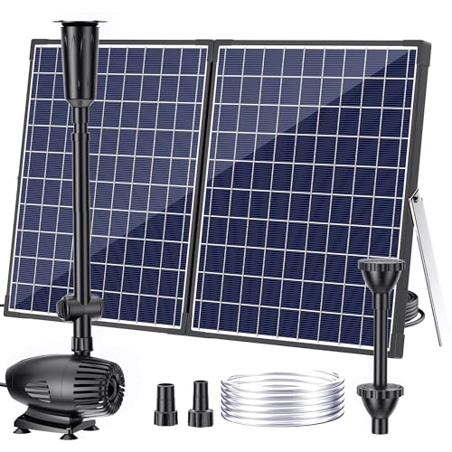 POPOSOAP 55W Solar Water Pump for Ponds