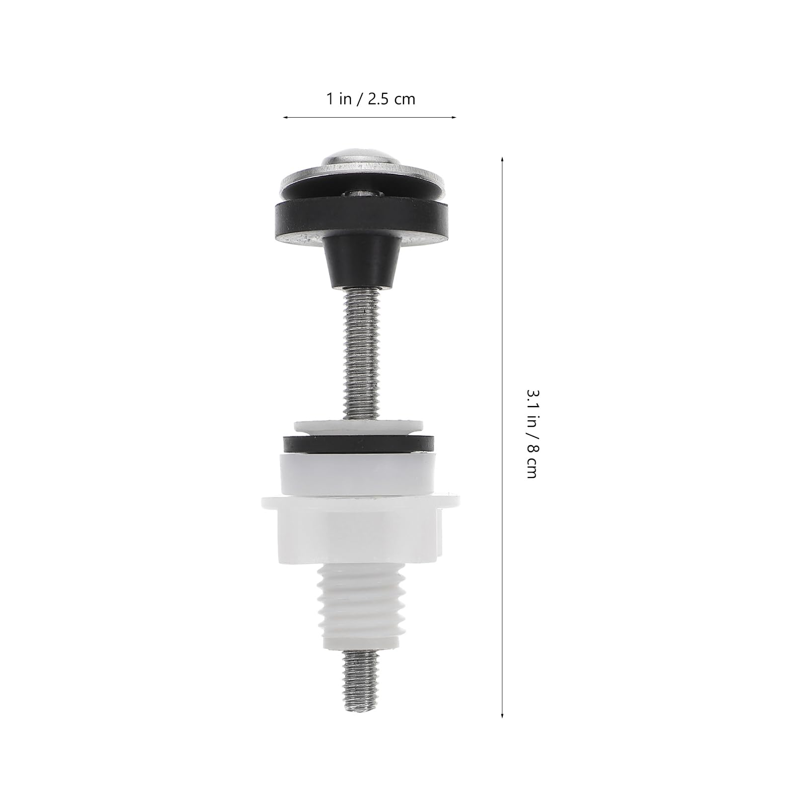 Tornillos De Inoxidable Para Asiento De Inodoro Universal Pernos De Bisagra Para Fijación Segura De Asientos De Inodoro Accesorios De Fontanería Para Reparación Y Reemplazo Fácil