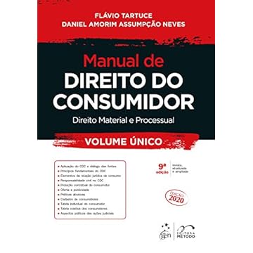 Capa do livro Manual de Direito do Consumidor - Direito Material e Processual - Vol. Único