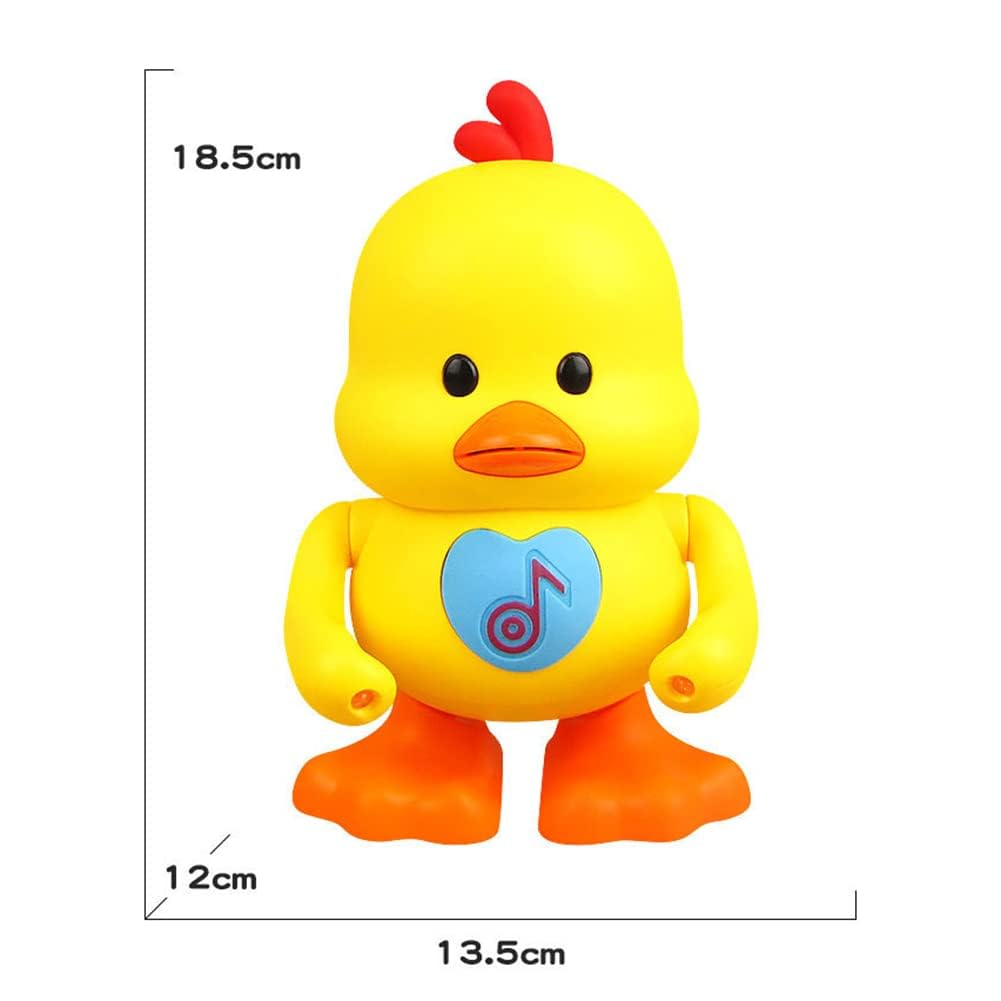 Asslye 2025 New Dancing Duck Toy - Dancing Age 3+ and Singing Musical Duck with Led Lights, Early Educational Toy Gift For Kids (duck) - Image 2