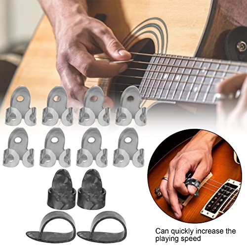 Médiators, Pick Finger Cots Guitar Finger Picks Metal Index Finger Picks Accessoires de guitare pour guitare classique… - Les Beatles, Paul McCartney, John Lennon, RIngo Starr, George Harrison Médiators, Pick Finger Cots Guitar Finger Picks Metal Index Finger Picks Accessoires de guitare pour guitare classique… – Image 3