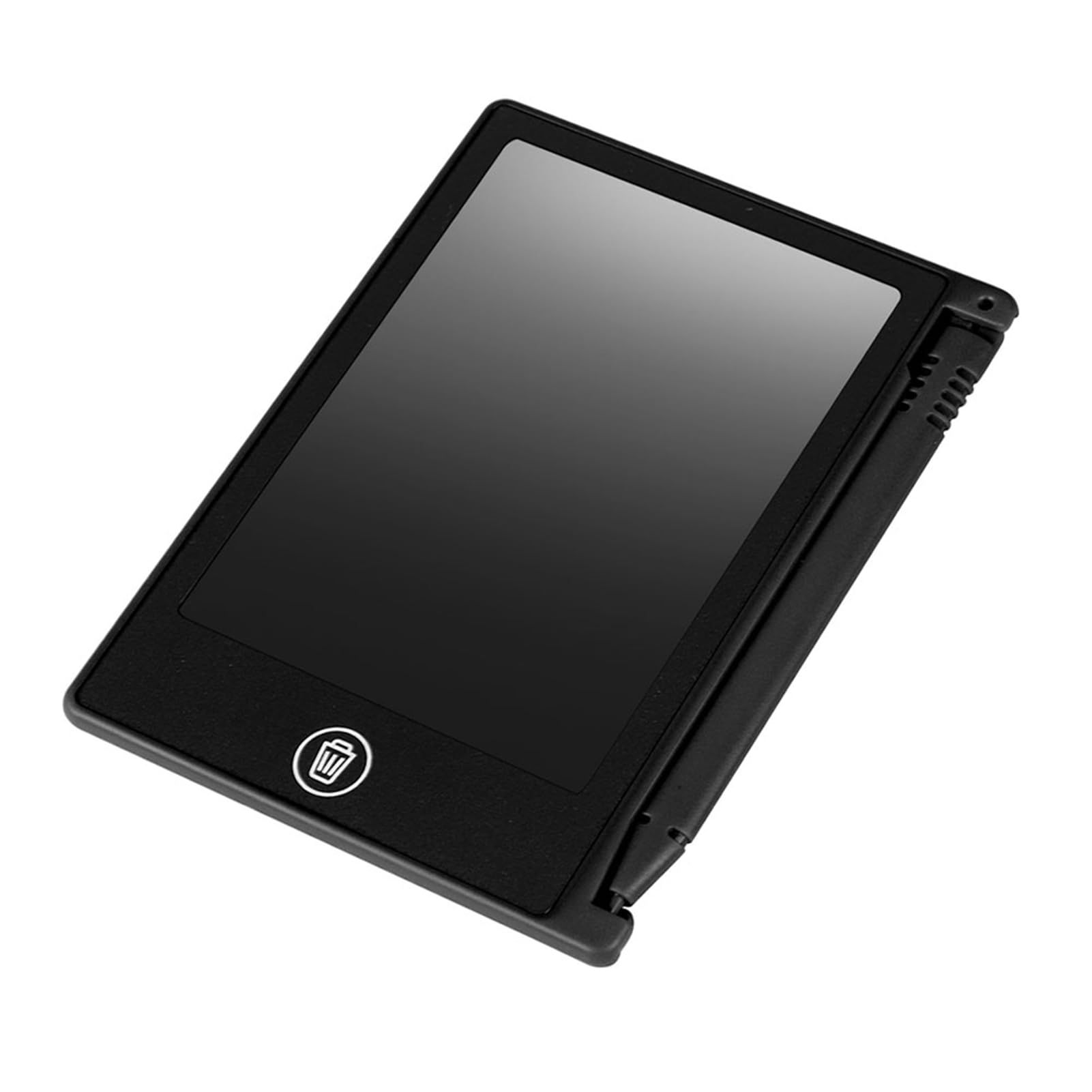 Brrnoo 4.5 Inch LCD Writing Tablet for Kids, Reusable Drawing Board with Stylus Pen, Portable Doodle Board for Calligraphy Practice & Memo Notes, Erasable Note Pad & Clipboard (Black) — view 8